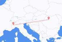 Vluchten van Cluj-Napoca, Roemenië naar Turijn, Italië