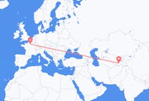 Flyrejser fra Dusjanbe, Tadsjikistan til Paris, Frankrig