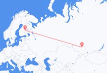Flights from Novokuznetsk, Russia to Kuopio, Finland