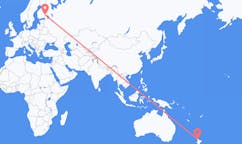 Fly fra Auckland til Nyslott