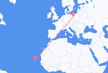 Flights from Boa Vista in Cape Verde to Poznań in Poland