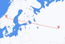 Fly fra Perm til Bergstaden Røros