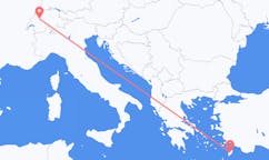 Flyg från Bern, Schweiz till Rhodes, England, Grekland