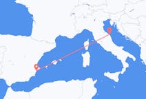 Flyrejser fra Alicante, Spanien til Ancona, Italien