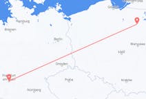 Flights from Szymany, Szczytno County, Poland to Frankfurt, Germany