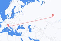 Flights from Krasnoyarsk, Russia to Bologna, Italy