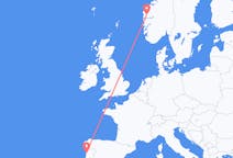 Flyg från Førde, Norge till Porto, Portugal