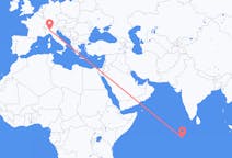 Flights from Gan, Maldives to Milan, Italy