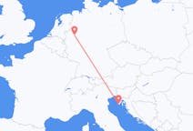 Loty z Pula, Chorwacja do Dortmundzie, Niemcy