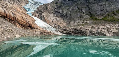 올덴 해안 여행 : 놀라운 Briksdal 빙하