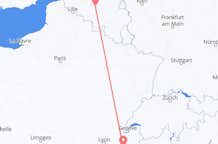 Flyrejser fra Chambery, Frankrig til Bruxelles, Belgien