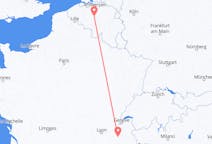 Flyrejser fra Chambery, Frankrig til Bruxelles, Belgien
