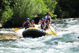Rafting in a small group with caving & cliff jumping,free photos & videos