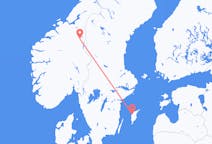 Flights from Røros, Norway to Visby, Sweden