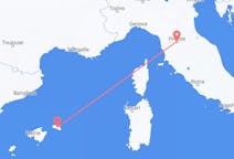 Flyreiser fra Mahon, Spania til Firenze, Italia