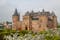 photo of medieval castle Muiderslot in Muiden, Netherlands.