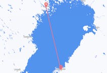 Voli da Kokkola, Finlandia a Lulea, Svezia