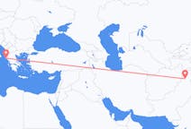 Flyreiser fra Saidu Sharif, Pakistan til Corfu, Hellas