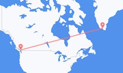 Flights from the city of Vancouver to the city of Narsaq