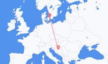Flyrejser fra Banja Luka, Bosnien-Hercegovina til København, Danmark