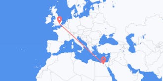 Flights from Egypt to the United Kingdom