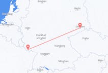 Flyg från Dresden, Tyskland till Saarbrücken, Tyskland