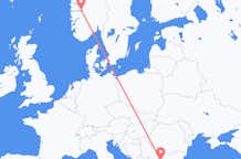 Vluchten van Sogndal naar Sofia