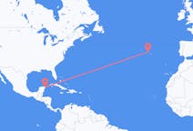 Flyrejser fra Cancún til Terceira