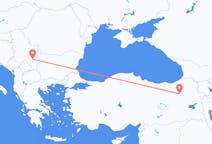 Flüge von Erzurum, zur Stadt Niš