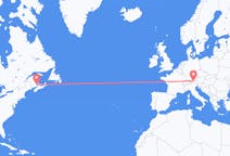 Flyrejser fra Moncton, Canada til Innsbruck, Østrig