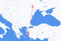 Vols de Chișinău, Moldavie pour Samos, Grèce