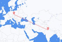 Flights from New Delhi, India to Pardubice, Czechia