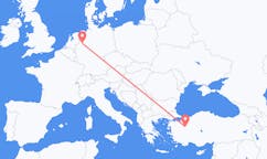 Flyreiser fra Münster, Tyskland til Kutahya, Tyrkia