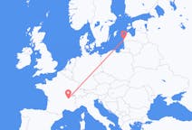 Flights from Liepāja, Latvia to Lyon, France