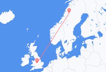 Flights from Hemavan, Sweden to Birmingham, the United Kingdom