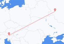 Fly fra Brjansk til Klagenfurt