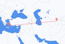 Flights from Samarkand, Uzbekistan to Santorini, Greece