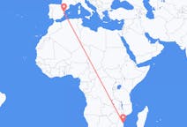 Flyreiser fra Vilankulo, Mosambik til Castelló de la Plana, Spania