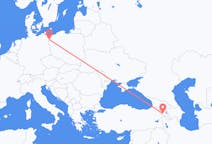 Flights from Yerevan to Szczecin