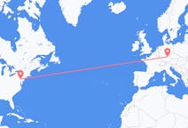 Flyreiser fra Lancaster, til Nürnberg