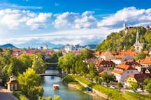 Hoteller og steder å bo i Ljubljana, Slovenia
