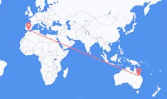 Flyg från Emerald, Australien till Malaga, Spanien