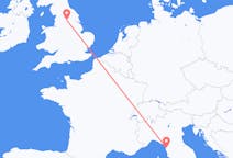 Flights from Leeds, England to Pisa, Italy