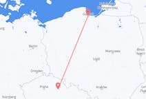 Loty z miasta Pardubice do miasta Gdańsk