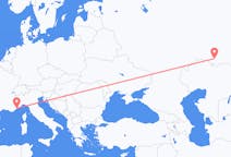 Flights from Orenburg, Russia to Nice, France
