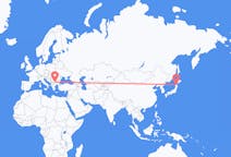 Flyg från Aomori, Japan till Sofia, Bulgarien