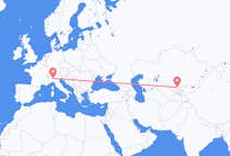 Flyreiser fra Tsjimkent, til Milano