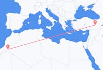 出发地 阿尔及利亚廷杜夫目的地 土耳其埃拉泽的航班