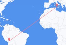 Flyreiser fra La Paz, Bolivia til Trapani, Italia