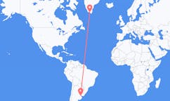 Flyg från Buenos Aires, Argentina till Qaqortoq, Grönland